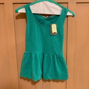 Anthropologie peplum top.